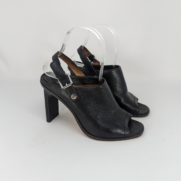 MACKENZIE HEEL (COACH Q4365)BLACK/BLACK size 7 B - Picture 7 of 8